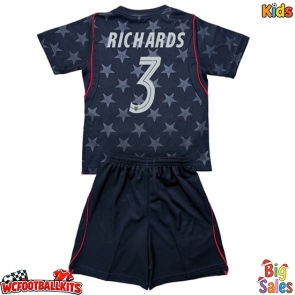 United States Chris Richards #3 Replica Away Stadium Kit for Kids World Cup 2026 Short Sleeve (+ pants)